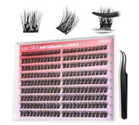 LASHVIEW Lot de 198 cils auto-adhésifs en 3 secondes - Super portabilité - Facile pour les débutants - Tenue 24 heures - Idéal pour toutes les occasions - 10-16 mm (A11)