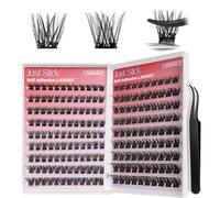 LASHVIEW Z02&Z07 Lot de 240 cils auto-adhésifs en 3 secondes pour les débutants - Tenue 24 heures - Idéal pour toutes les occasions - 10-16 mm