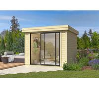 Lasita Abri de jardin en bois brut toit plat 7,5 m² - Scala 1 - 2865819.30
