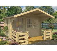 Lasita Abri de jardin en bois d’épicéa 13,2 m² - Lola 2 - 2816000.30