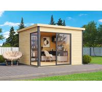 Lasita Abri de jardin en bois d’épicéa brut Domeo 1 Plus (9 m²) - 4423619.30