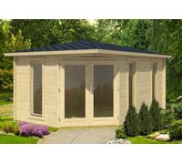 Lasita Abri de jardin en bois d’épicéa brut Edinburgh 2 (11 m²) - 407640.31