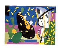 Lasite Henri Matisse《La tristesse du roi》Tableaux Affiche Decoration Murale Salon Moderne Tableau Impression sur Toile Deco Maison Salon Chambre Décor（65x85cm） 26x33inch,Sans Cadre