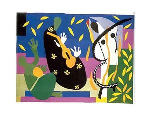Lasite Henri Matisse《La tristesse du roi》Tableaux Affiche Decoration Murale Salon Moderne Tableau Impression sur Toile Deco Maison Salon Chambre Décor（65x85cm） 26x33inch,Sans Cadre