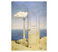 Lasite Rene Magritte《La victoire》Tableaux Affiche Decoration Murale Salon Moderne Tableau Impression sur Toile Deco Maison Salon Chambre Décor(Sans Cadre,（65x91cm26x36inch