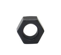 Lasitech 1-50pcs M2 .5 M3 M4 M5 M6 M8 M10 M12 M14 M16 M18 M20 M22 M24 M27 M30 M36 Écrous Hexagonaux Noirs Écrou Hexagonal en Acier Au Carbone(M3 x50pcs)