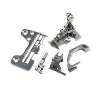 Lasitech 1 Jeu de jauges Compatible avec la Plaque à Aiguille 3,2 mm x 3,2 mm for surjeteuse 5 Fils JUKI MO-2516 et Le Pied presseur R4508-HOD-D00 (référence 118-77552).