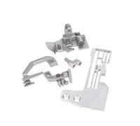 Lasitech 1 Jeu de jauges for surjeteuse Industrielle Siruba SF-958 II à 5 Fils, avec Pied presseur H445 D575 et P502(Complete Set)