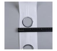Lasitech 1 pièce de Ruban à œillets for Rideaux, Anneau Blanc for Stores, Accessoires décoration DIY, 5 Anneaux/M(14 Meters)