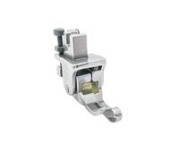 Lasitech 1 Pied presseur Plat à Rouleaux Hauts et Bas for Voiture, for Rideaux, Cuir rembourré de Coton, Machine à Coudre, Pression sur la Ligne Ouverte, Bord W(Left High 0.1cm)