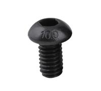 Lasitech 10-20 Pièces M3 M4 M5 Noir Grade 10.9 en Acier Au Carbone Hexagone À Six Pans Creux Vis Tête Cylindrique Longueur du Boulon 3~50mm(14mm,M4-20pcs)