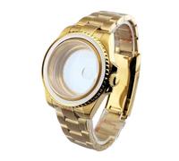 Lasitech Bracelet de Montre 40,5 mm, boîtier Compatible avec Les modèles NH35, NH36, NH34, Cadran 28,5 mm-29 mm, Verre Saphir, étanche(P12/613)