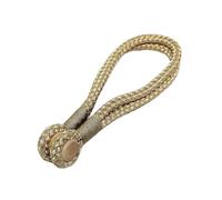 Lasitech Embrasse de Rideau magnétique, 1 pièce, avec Clips élégants, Corde et Boucle, for la décoration(Beige)