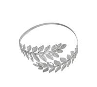 Lasitech Embrasses de Rideaux en métal Forme Feuille, 1 ou 2 pièces, Porte-Cravate réglable, Crochet décoratif for(1pc Silver Leaves)