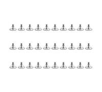 Lasitech Lot de 1/2/4/10/20/30 aimants for Rideaux avec Patch Auto-adhésif, Maintien fermé, for Salle Bain, Chambre à Coucher, Boucle magnétique bloquant la lumière(30 Pair,17MM)