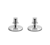 Lasitech Lot de 1/2/4/10/20/30 aimants for Rideaux avec Patch Auto-adhésif, Maintien fermé, for Salle Bain, Chambre à Coucher, Boucle magnétique bloquant la lumière(2 Pair,17MM)