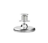 Lasitech Lot de 1/2/4/10/20/30 Attaches magnétiques for Rideaux, Fermeture à Bouton Auto-adhésive, Aimant Fixe et détachable(1 Pair,25MM)