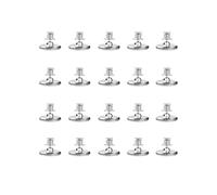 Lasitech Lot de 1/2/4/10/20/30 Clips magnétiques for Rideaux, Fixation Murale Auto-adhésive, avec Patch(20 Pairs,20MM)