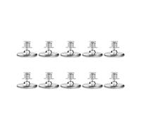 Lasitech Lot de 1/2/4/10/20/30 Clips magnétiques for Rideaux, Fixation Murale Auto-adhésive, avec Patch(10 Pairs,20MM)