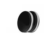 Lasitech Lot de 1/2/4/6/10 Poids magnétiques for Rideaux Douche, Clips Solides for réfrigérateur, Nappe, Bouton magnétique(Black-2Pairs)