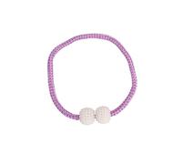 Lasitech Lot de 1/2/4/6/8 Attaches magnétiques for Rideaux, 8 à 1 pièce, Perles, Boucles d'attache, Boules suspendues, Accessoires décoration(Purple,6PCS)