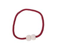 Lasitech Lot de 1/2/4/6/8 Attaches magnétiques for Rideaux, 8 à 1 pièce, Perles, Boucles d'attache, Boules suspendues, Accessoires décoration(Red,8PCS)