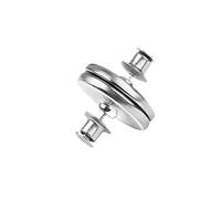 Lasitech Lot de 1/2/4/8 Pinces magnétiques puissantes for Rideaux Chambre à Coucher, Rails Flexibles for et aimants(1 Pair,17MM)