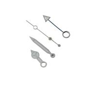 Lasitech Montre GMT for Homme, boîtier 40,5 mm, Acier argenté/Noir, Compatible avec Les modèles NH34, NH35 et NH36, boîtier en Verre Saphir, Cadran 28,5(4 Silver Hand,Two Way)