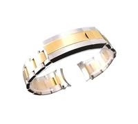 Lasitech Montre GMT for Homme, boîtier 40,5 mm, Acier argenté/Noir, Compatible avec Les modèles NH34, NH35 et NH36, boîtier en Verre Saphir, Cadran 28,5(5 Silvery Gold,Two Way)