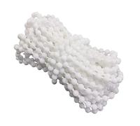 Lasitech Store Enrouleur Vertical en Plastique de 5/10/15 mètres, Cordon Traction à chaîne perlée, Corde Perles for Rideau fenêtre(15 M)