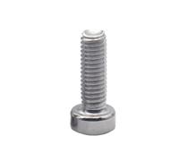 Lasitech Vis À Tête Cylindrique en Acier Inoxydable 304, Profil Bas, Douille Courte Et Fine, Boulons Hexagonaux M2-M3, 20 25 Pièces(4mm,M2 (25Pcs))