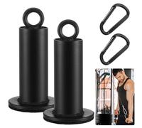 Lasnten Lot de 2 goupilles de chargement avec clip de fixation robuste pour plaque de poids de 5,1 cm pour système de poulie de câble latte (classique, 4,8 cm P x 12,9 cm H)