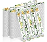 Lasnten Lot de 50 limes à ongles en vrac « A Little Wild One is On The Way » - Grain 180 - Pour invités - Fête prénatale - Souvenirs de fête