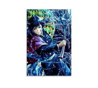 LASOQUAN Poster décoratif sur toile Demon Slayer Giyu Tomioka - Décoration murale moderne pour chambre à coucher - 40 x 60 cm