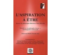 L'Aspiration à être : Autour du philosophe Ebénézer Njoh-Mouelle