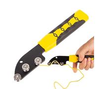 Lass Outil de Fil d'acier - Fer à Lisser Enroulement Manuel, Perceur de Piercing à Sertir | Amélioré Bijoux Craft Supplies Adultes Hommes Femmes Outils D'atelier À La Main Kit D'équipement D'artisanat