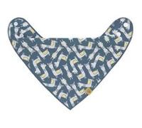 Bavoir Bandana Avec Col Bénitier Bleu Bleu