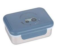 Lassig - Boîte à goûter, Lunch box inox Adventure Tracteur bleu bleu G