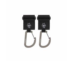 Lassig - Crochets en métal poussette sac à langer - Noir