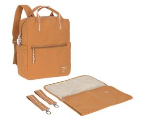 Lassig - Grand sac à dos carré Little One & Me - Caramel