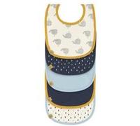 Lassig - Lot 5 bavoirs éponge Little Water Baleine G