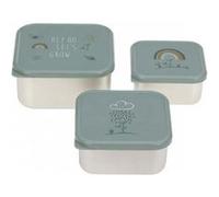 Lassig - Lot de 3 petites boîtes à goûter Garden Explorer vert G