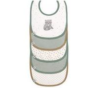 Lassig - Lot de 5 bavoirs éponge Raton laveur - G