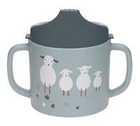 Lassig - Tasse d´aprentissage Tiny Farmer Mouton et Oie bleu - bleu G