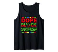 L'assistante Administrative de Dope Black Proud Black Admin Pride Débardeur