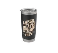 Lasso The Beat Stomp Your Feet - Line Dancing Gobelet isotherme en acier inoxydable double paroi