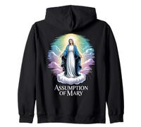 L'Assomption de Marie Sainte Mère Foi Catholique Sweat à Capuche