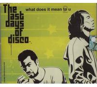 Last Day of Disco Th - What Does It Mean to U [Import]