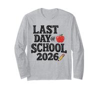 Last Day of School 2026 Student Teacher Graduation Manche Longue