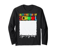 Last First Day of School Sign My Manche Longue